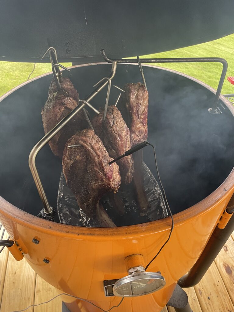 Smoked and Reversed Seared Tomahawk
