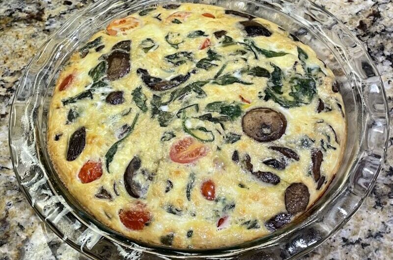 Mediterranean Style Egg Frittata