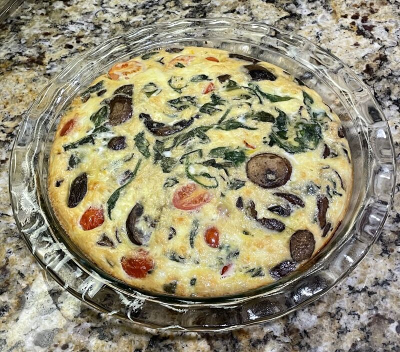 Mushroom-spinach-egg-frittata