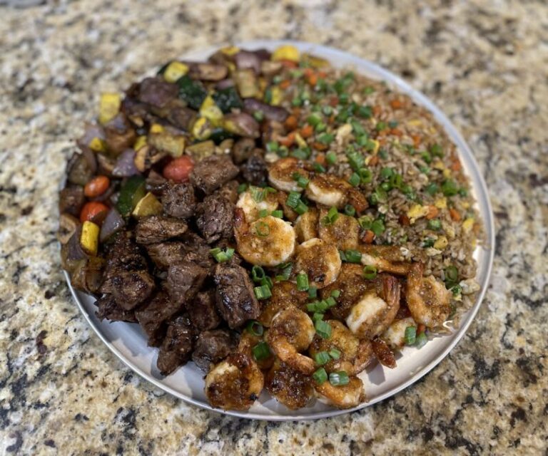 Steak-shrimp-rice-hibachi